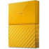 WD Western Digital My Passport USB 3.0 Hard Drive - 1TB Yellow (WDBYNN0010BYL)